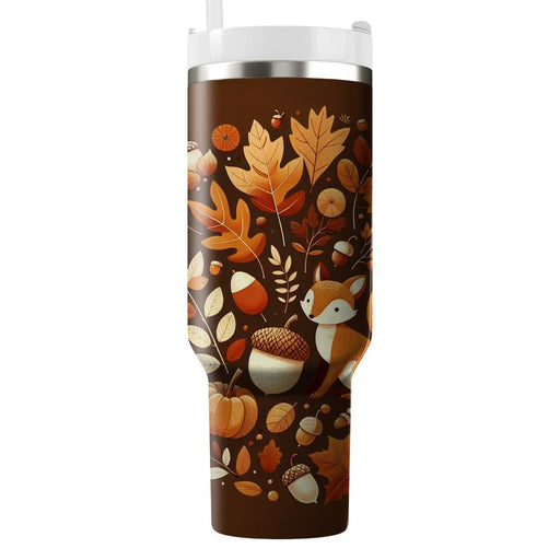 Whispers Of The Forest - An Autumn Equinox  Tumblers With Lids