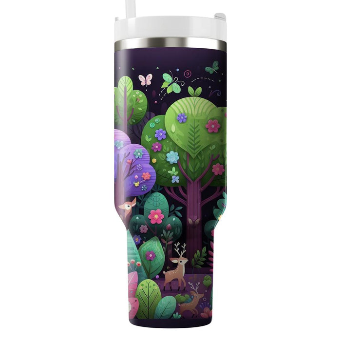 Whimsical Fairy Tale Forest  Tumbler Cups