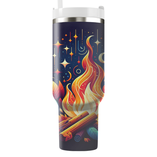 Autumn Evening Bonfire  Custom Tumblers