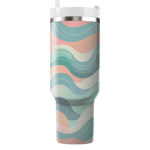 Soft Waves Pattern  Insulated Tumblers