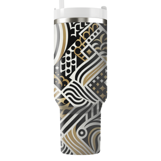 Stylized Animal Print Tumbler Cups