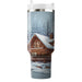 Winter Cabin Comfort  Travel Tumblers