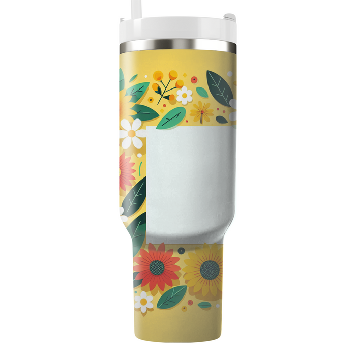 Sunny Day Floral  Tumblers For Gifts