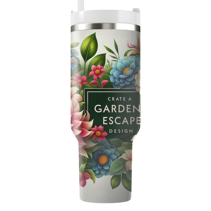 Garden Escape  Travel Tumblers