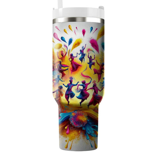 Vibrant Holi Extravaganza Unique Tumblers