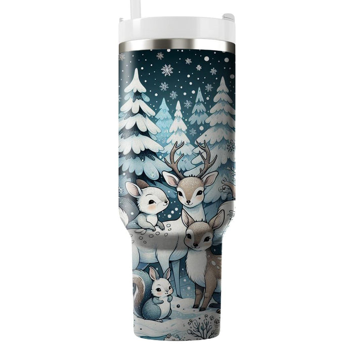 Winter Wildlife Adventure  Tumbler Cups