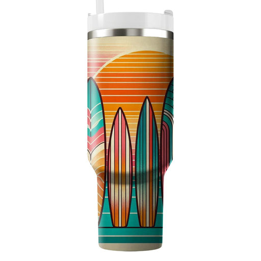 Vintage Surfboard Dreams  Travel Tumblers