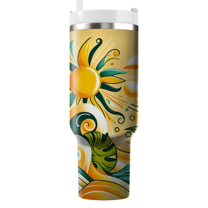 Breezy Vibes - Summer Solstice  Tumblers For Gifts