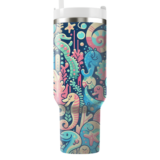 Whimsical Wave Dance Custom Tumblers