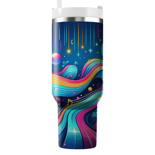 Funky Disco Waves  Custom Tumblers