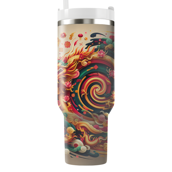 Whirlwind Wishes - A Lunar New Year  Decorative Tumblers