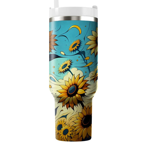 Sunflower Sunrise  Insulated Tumblers