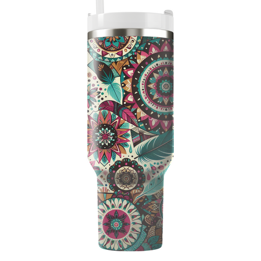 Vibrant Boho Patterns Decorative Tumblers