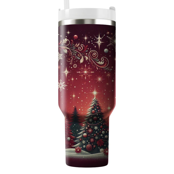 Winter Festive Wonder  Travel Tumblers