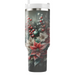 Winter Frosty Floral  Travel Tumblers