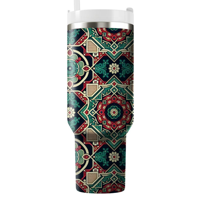 Vintage Paisley  Tumbler Cups