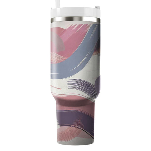 Artful Brushstroke Pattern  Custom Tumblers