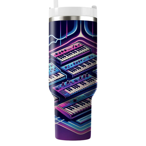 Vintage Synthwave  Personalized Tumblers