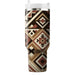 Geometric Tribal Triangle Dance  Decorative Tumblers