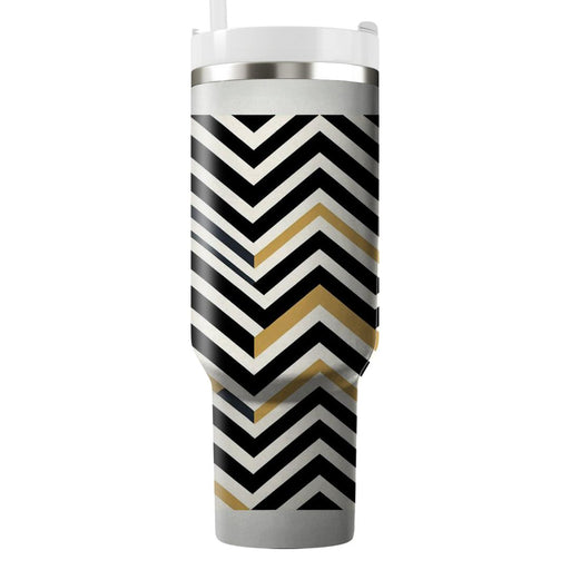 Chevron Stripes  Tumblers With Lids