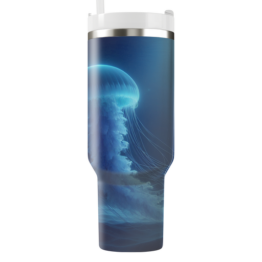 Artful Jellyfish Glow  Tumbler Cups