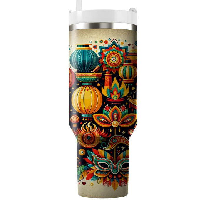 Fusion Of Cultures - A Multicultural Festival  Custom Tumblers