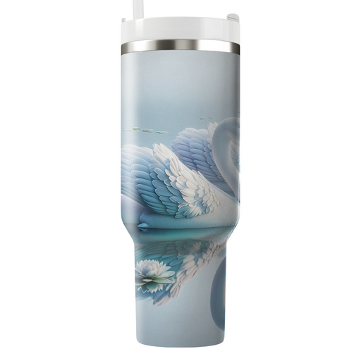 Serene Swan Lake  Personalized Tumblers