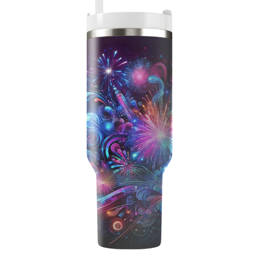 Neon Night - A New Year Countdown  Decorative Tumblers