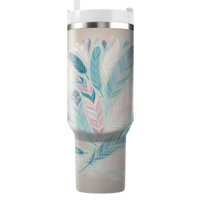 Boho Feathers  Custom Tumblers