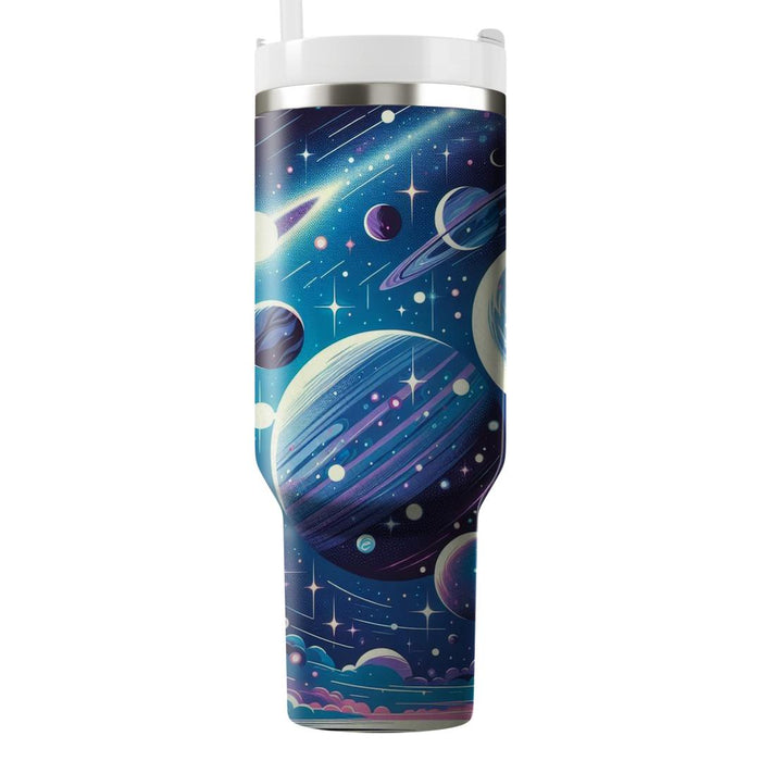 Vivid Starry Night  Tumblers With Lids