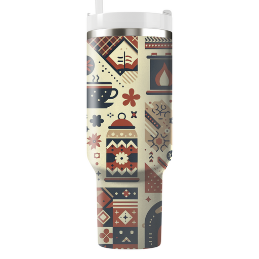 Vintage Patchwork Quilt  Custom Tumblers