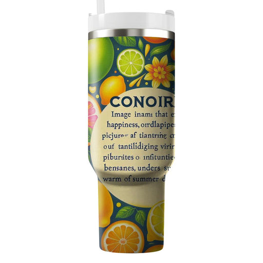 Sunshine Citrus Delight  Tumbler Cups