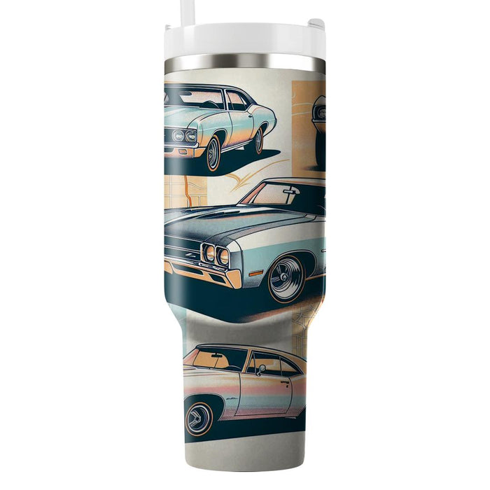 Vintage Car Cruise  Personalized Tumblers