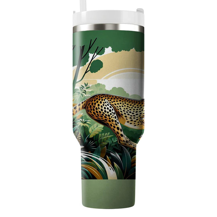 Wild Jungle Cheetah  Decorative Tumblers