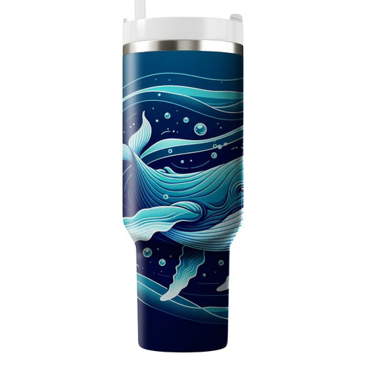 Gentle Whale Song  Custom Tumblers