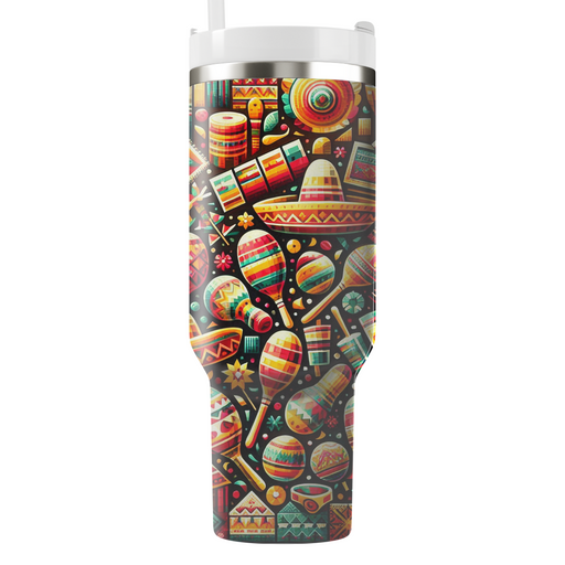 Mosaic Fiesta - A Vibrant Cinco De Mayo  Decorative Tumblers