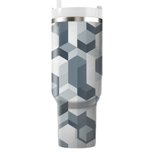 Minimalist Hexagonal Structure Custom Tumblers