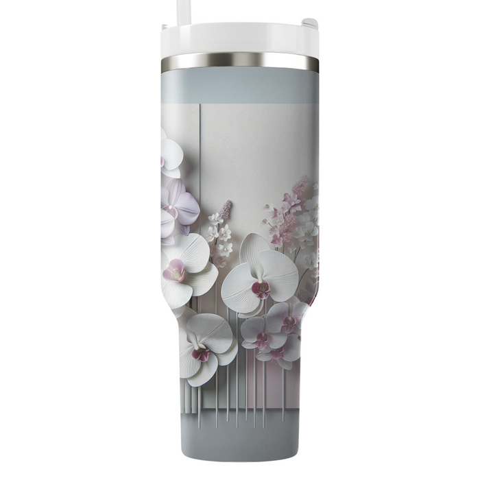 Elegant Orchid  Custom Tumblers