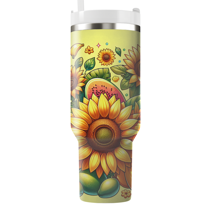 Summer Sunshine Vibes  Personalized Tumblers