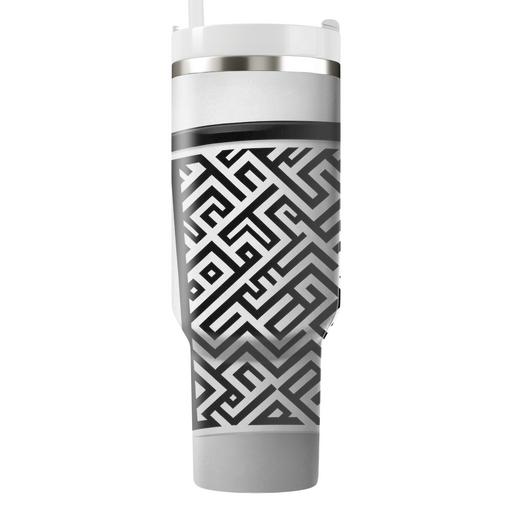 Sleek Zigzag Pattern  Insulated Tumblers