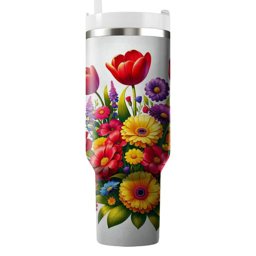 Floral Delight  Insulated Tumblers