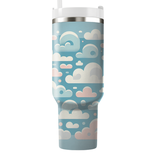 Whimsical Cloudscape Tumbler Cups