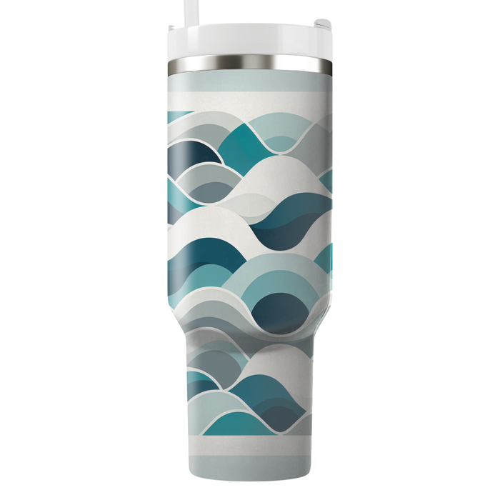 Contemporary Geometric Waves  Unique Tumblers