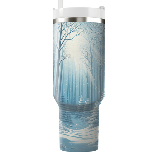 Winter Frost Forest  Personalized Tumblers