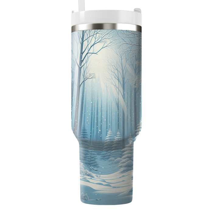 Winter Frost Forest  Personalized Tumblers