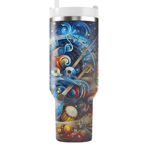 Reflective Rhythms - A Musical Festival  Personalized Tumblers