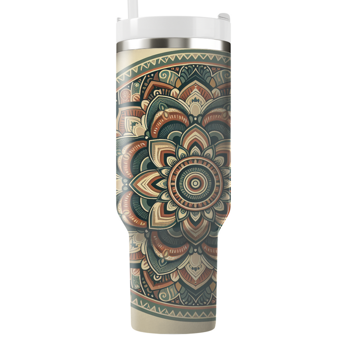 Vintage Boho Mandala  Tumbler Cups