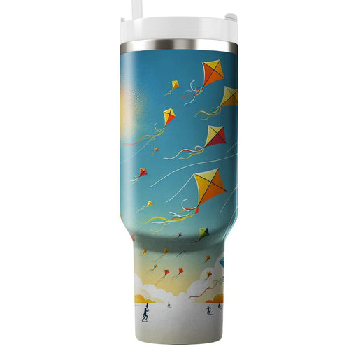 Whimsical Winds - Kite Festival  Custom Tumblers