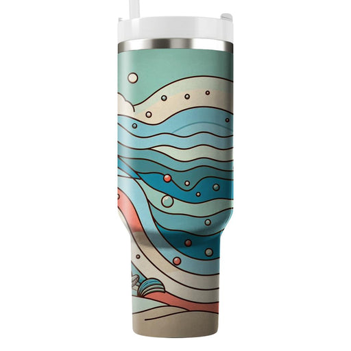 Vintage Seaside Escape  Insulated Tumblers