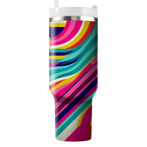 Sassy Stripes  Unique Tumblers